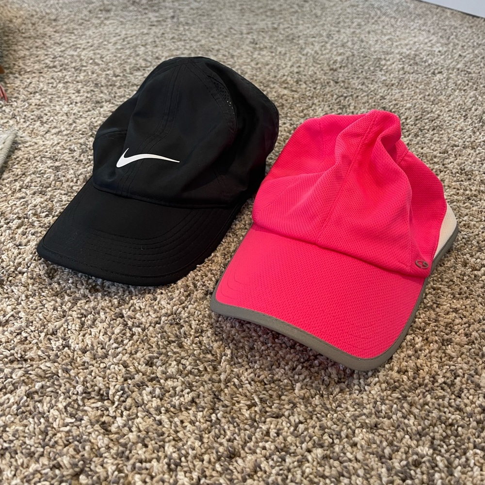 Wonen’s Nike and Champion Dry-Fit Hats